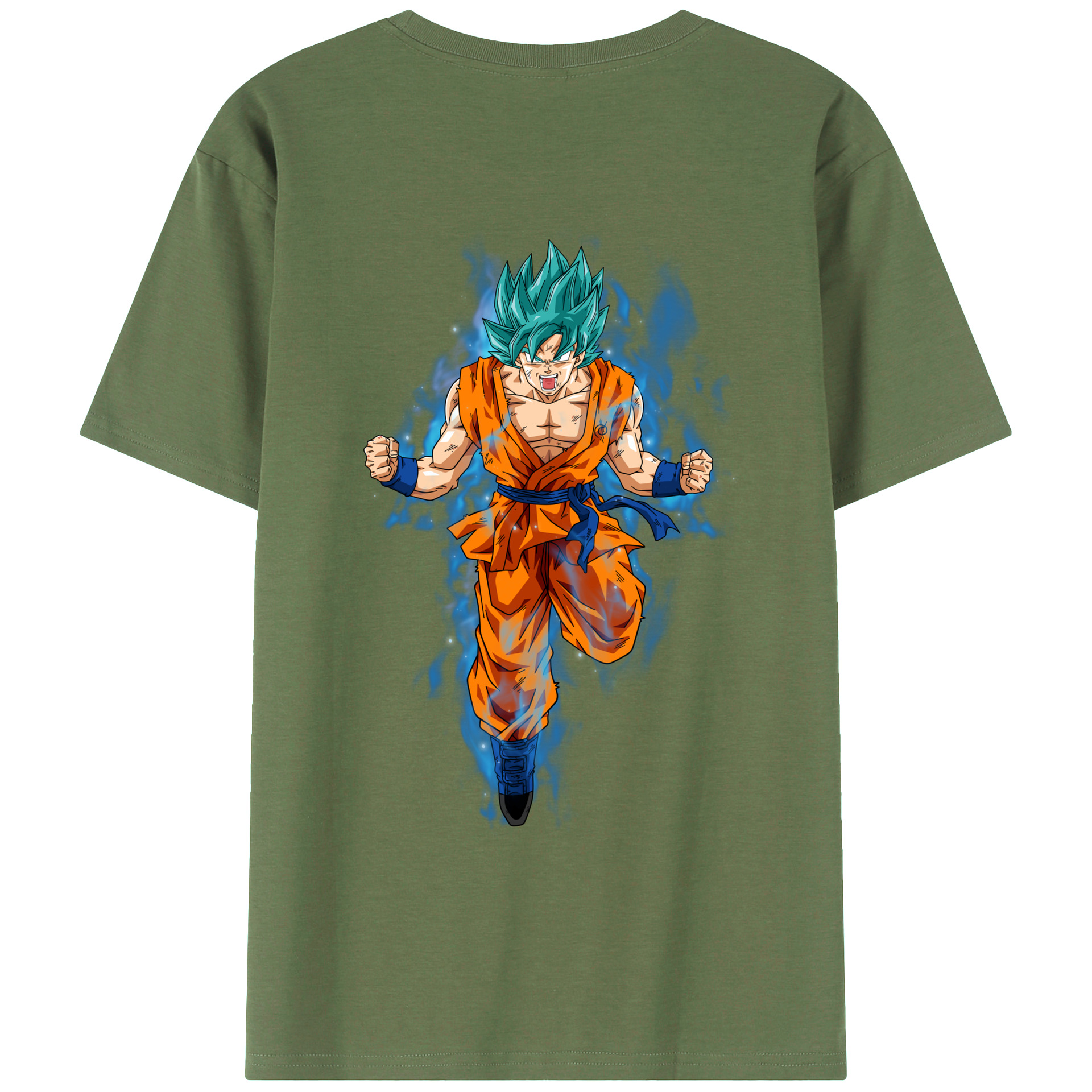 （画像用） ドラゴンボール 孫 悟飯（そんごはん）DRAGON BALL Son Gohan 綿100％ メンズ半袖Tシャツ（バックプリント） 通気性